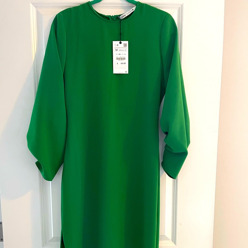 ZARA Green Dress